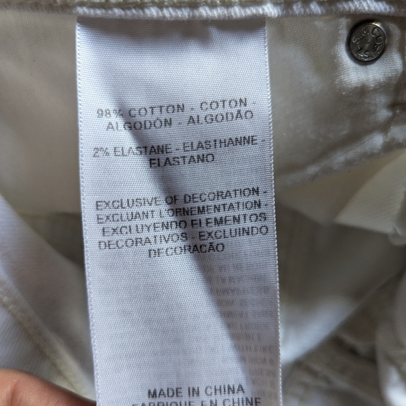 Denizen white jean skirt size 6 - Picture 5 of 5